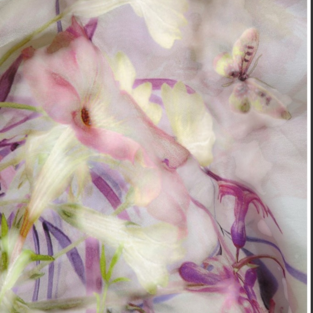 Johnny Was Silk Scarf Multicolor - Picture 4 of 7